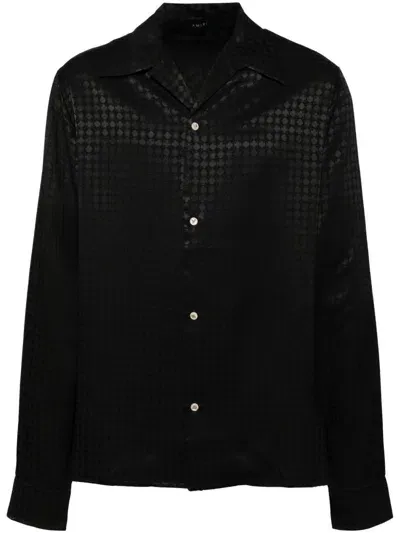 Amiri Ma Quad Long Sleeve Shirt In Black