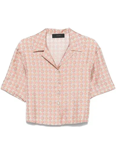 Amiri Ma Quad Shirt In Pink