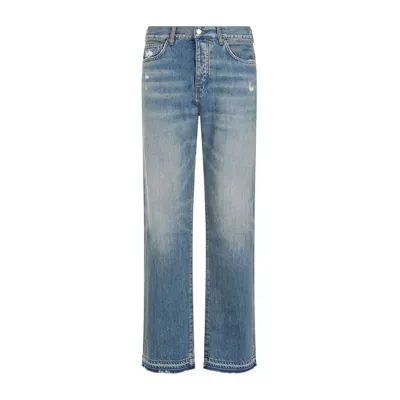 Amiri Released Hem Straight Jean Jeans In Blue