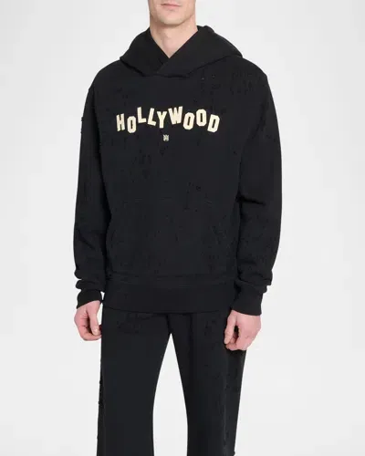 Amiri Men's Hollywood Shotgun Hoodie In Black