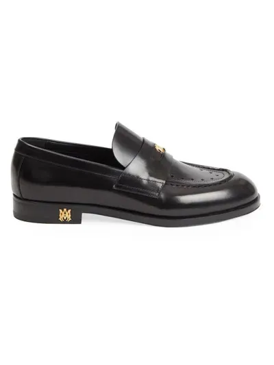 Amiri Leather Loafers In Black