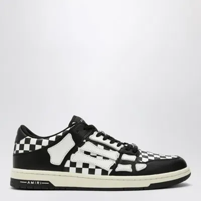 Amiri Checkered Low-top Sneakers For Men In Black