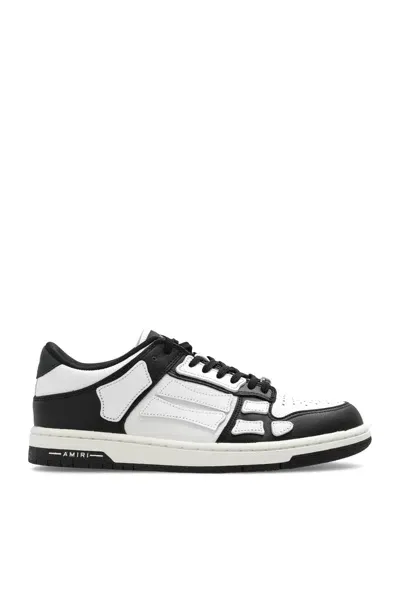 Amiri Skel Top Low Sneakers In Black