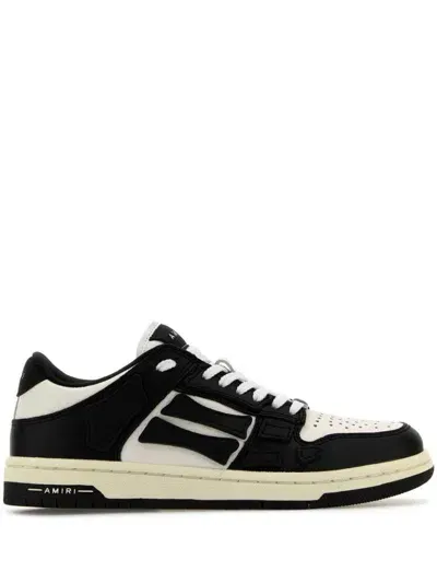 Amiri Skel-top Low Sneakers In Nero