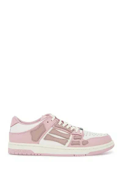 Amiri Skel Top Low Sneakers In Pink