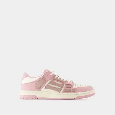 Amiri Skel Top Low Sneakers In Pink