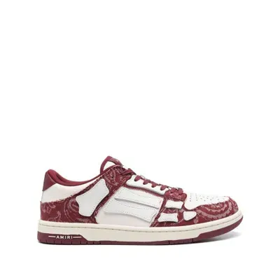 Amiri Sneakers In Burgundy