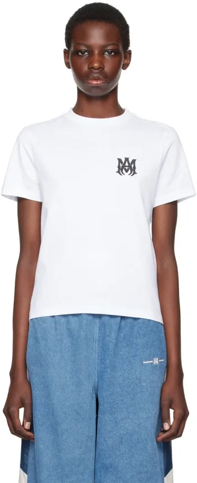 Amiri White Core Logo T-shirt