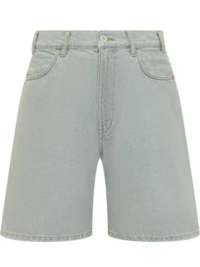 Amish Jeans Bermuda Shorts In Blue