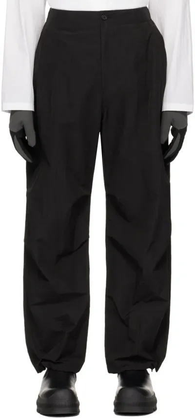 Amomento Black Fatigue Trousers