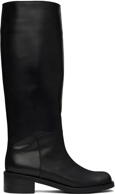 Amomento Black Long Boots