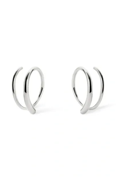 Ana Luisa Double Hoop Earrings In Metallic