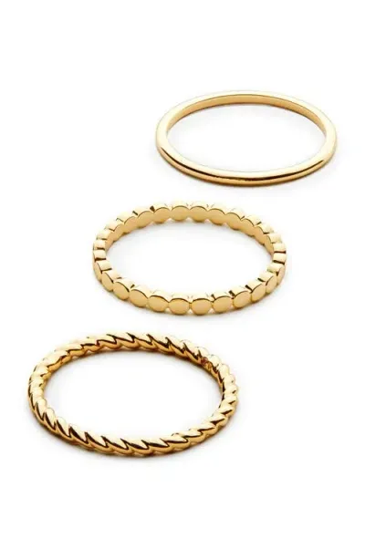 Ana Luisa Gold Ring Set