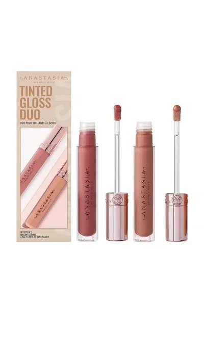 Anastasia Beverly Hills Tinted Lip Gloss Duo In Caramel & Tan Rose