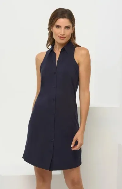 Anatomie Elise Dress In Navy