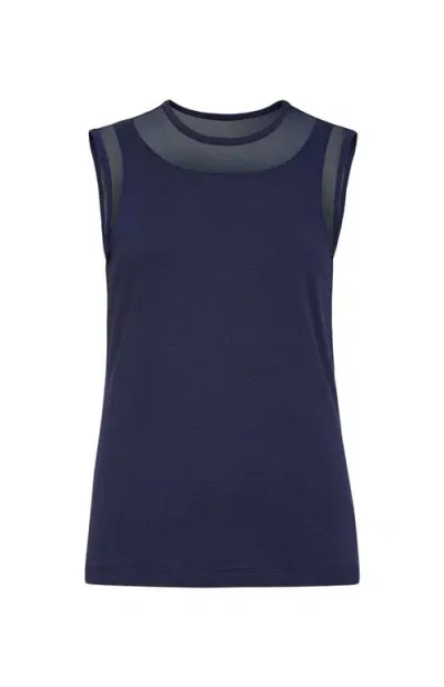 Anatomie Flo Pima Cotton Tank In Navy