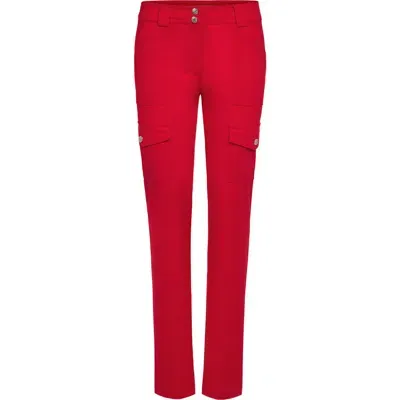 Anatomie The Kate Skinny Cargo Pant In Atomic Red