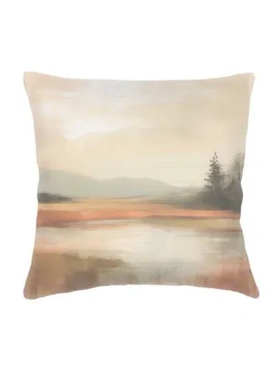 Anaya Linen Pillow Down Insert In Cozy Cabin