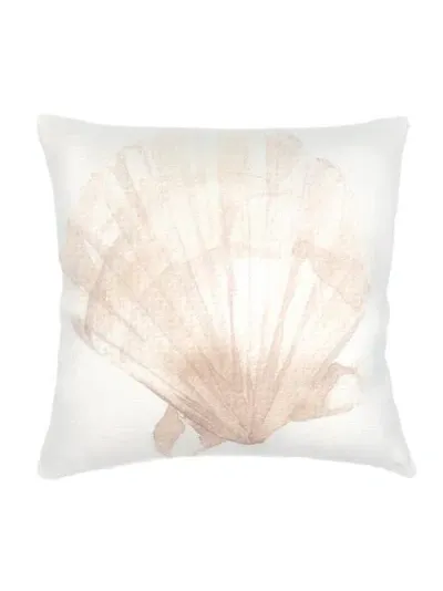 Anaya Linen Pillow Down Insert In Sanibel Shell Beige