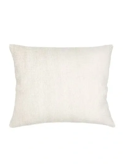 Anaya So Soft Linen Dutch Euro Pillow Down Alternative Insert In Ivory