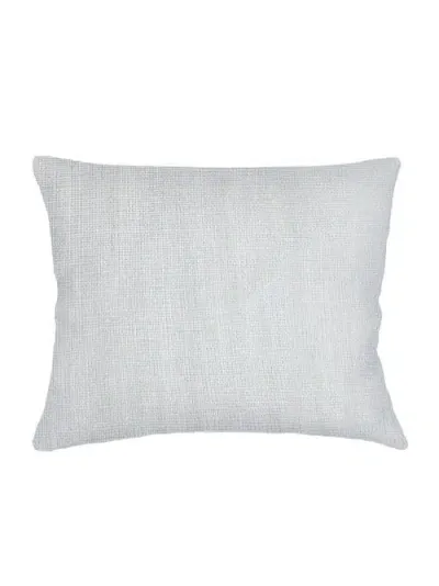 Anaya So Soft Linen Dutch Euro Pillow Down Alternative Insert In Light Grey