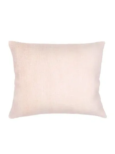 Anaya So Soft Linen Dutch Euro Pillow Down Alternative Insert In Light Pink