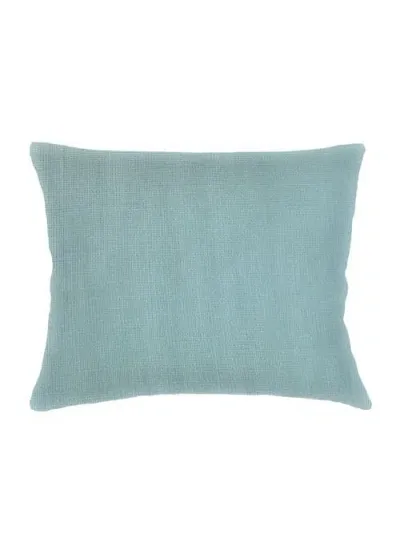 Anaya So Soft Linen Dutch Euro Pillow Down Alternative Insert In Mist Blue