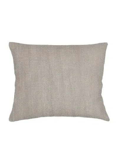 Anaya So Soft Linen Dutch Euro Pillow Down Alternative Insert In Rustic Beige