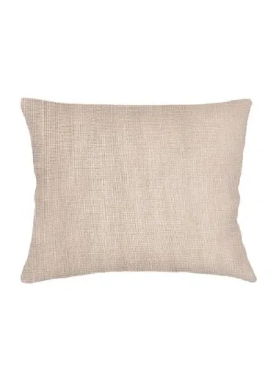 Anaya So Soft Linen Dutch Euro Pillow Down Alternative Insert In Warm Beige