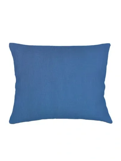 Anaya So Soft Linen Dutch Euro Pillow Down Insert In Cobalt Blue