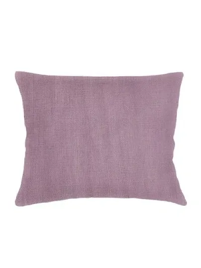 Anaya So Soft Linen Dutch Euro Pillow Down Insert In Lavender