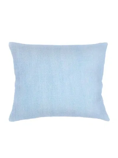 Anaya So Soft Linen Dutch Euro Pillow Down Insert In Light Blue