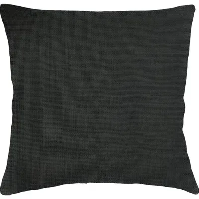 Anaya So Soft Linen Euro Pillow Down Insert In Black