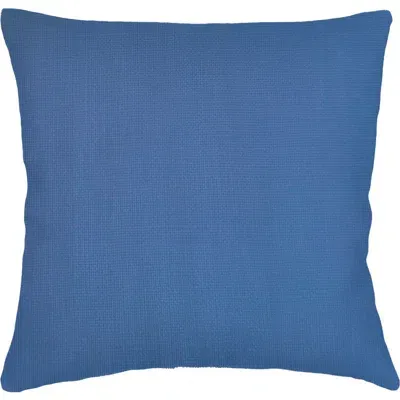 Anaya So Soft Linen Euro Pillow Down Insert In Cobalt Blue