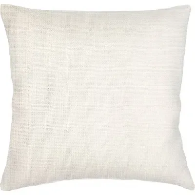 Anaya So Soft Linen Euro Pillow Down Insert In Ivory