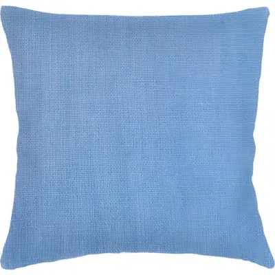 Anaya So Soft Linen Euro Pillow Down Insert In Ocean Blue