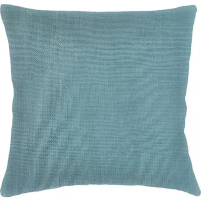 Anaya So Soft Linen Euro Pillow Down Insert In Turquoise