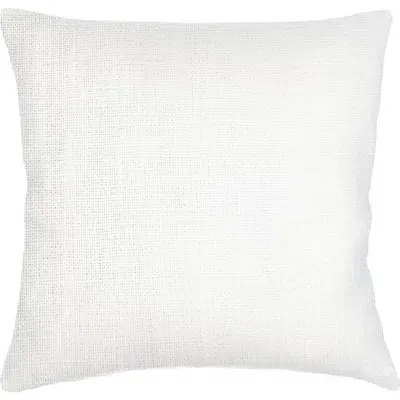 Anaya So Soft Linen Euro Pillow Down Insert In White