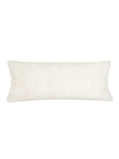 Anaya So Soft Linen Pillow Down Alternative Insert In Ivory