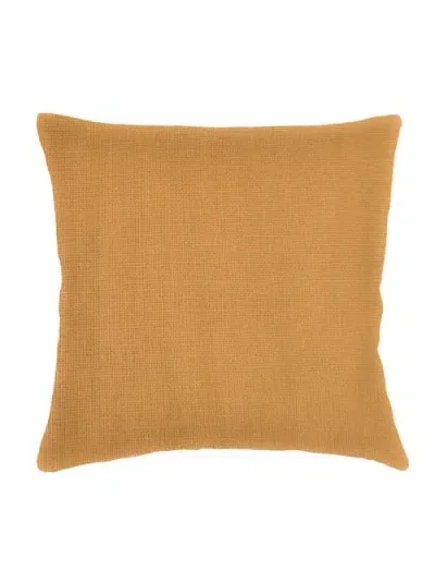 Anaya So Soft Linen Pillow Down Alternative Insert In Tuscan Yellow