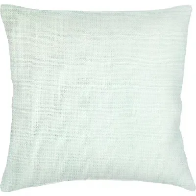 Anaya So Soft Linen Pillow Down Insert In Bright Aqua