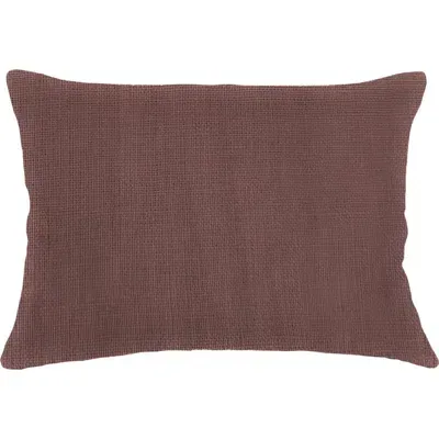 Anaya So Soft Linen Pillow Down Insert In Chestnut Brown