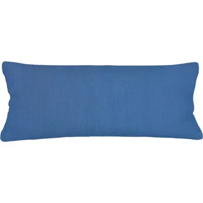 Anaya So Soft Linen Pillow Down Insert In Cobalt Blue