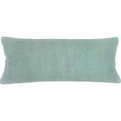 Anaya So Soft Linen Pillow Down Insert In Mint Green