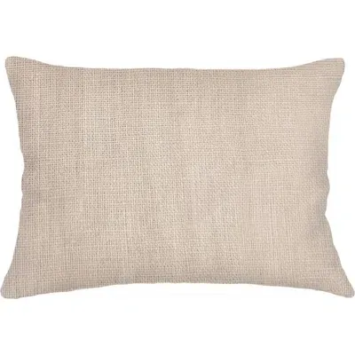 Anaya So Soft Linen Pillow Down Insert In Warm Beige