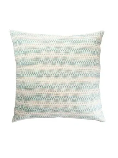 Anaya Summer Twist Indoor Outdoor Pillow In Aqua