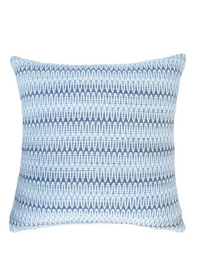 Anaya Summer Twist Indoor Outdoor Pillow In Blue