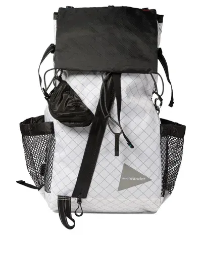 And Wander "95 Ecopak 30l" Backpack In White