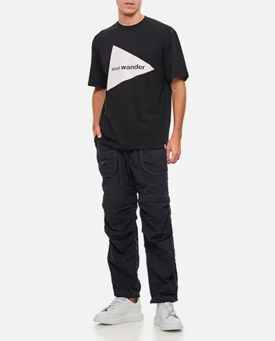 And Wander Ny Taffeta Hiker 2way Pants In Black