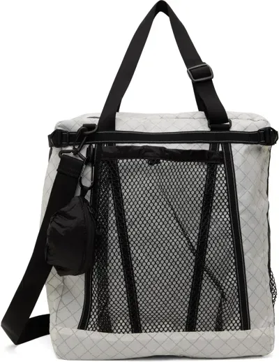 And Wander Off-white Ecopak 30l 3way Tote In 031off White